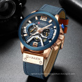 CURREN Watches 8329 Military Leather Quartz Wristwatch Mens Fashion Watch Brand Chronograph Watches Relogio Masculino Hot Sale